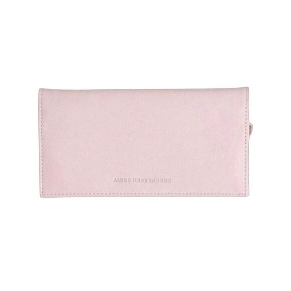 AIMEE KESTENBERG - EUC "Marietta" Flat Bifold Wallet in Blush Pink Vegan Leather - Picture 12 of 12